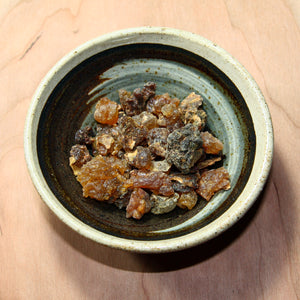 Myrrh Pieces in a bowl