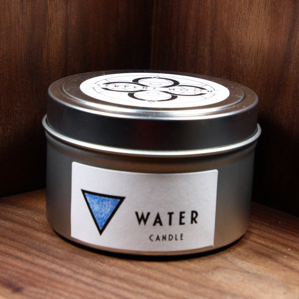 Water Elemental Soy Candle Tin