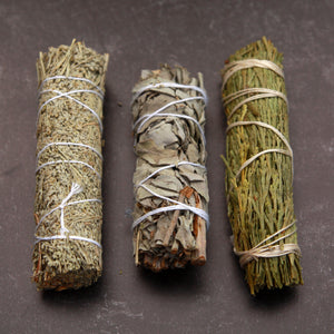 Sage and Cedar Smudge 3-Pack