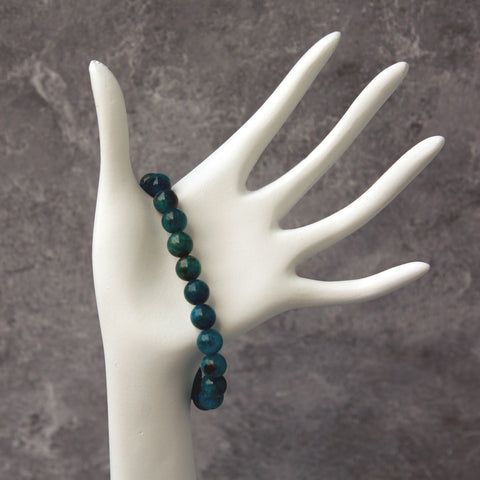 8mm Apatite Bead Stretch Bracelet