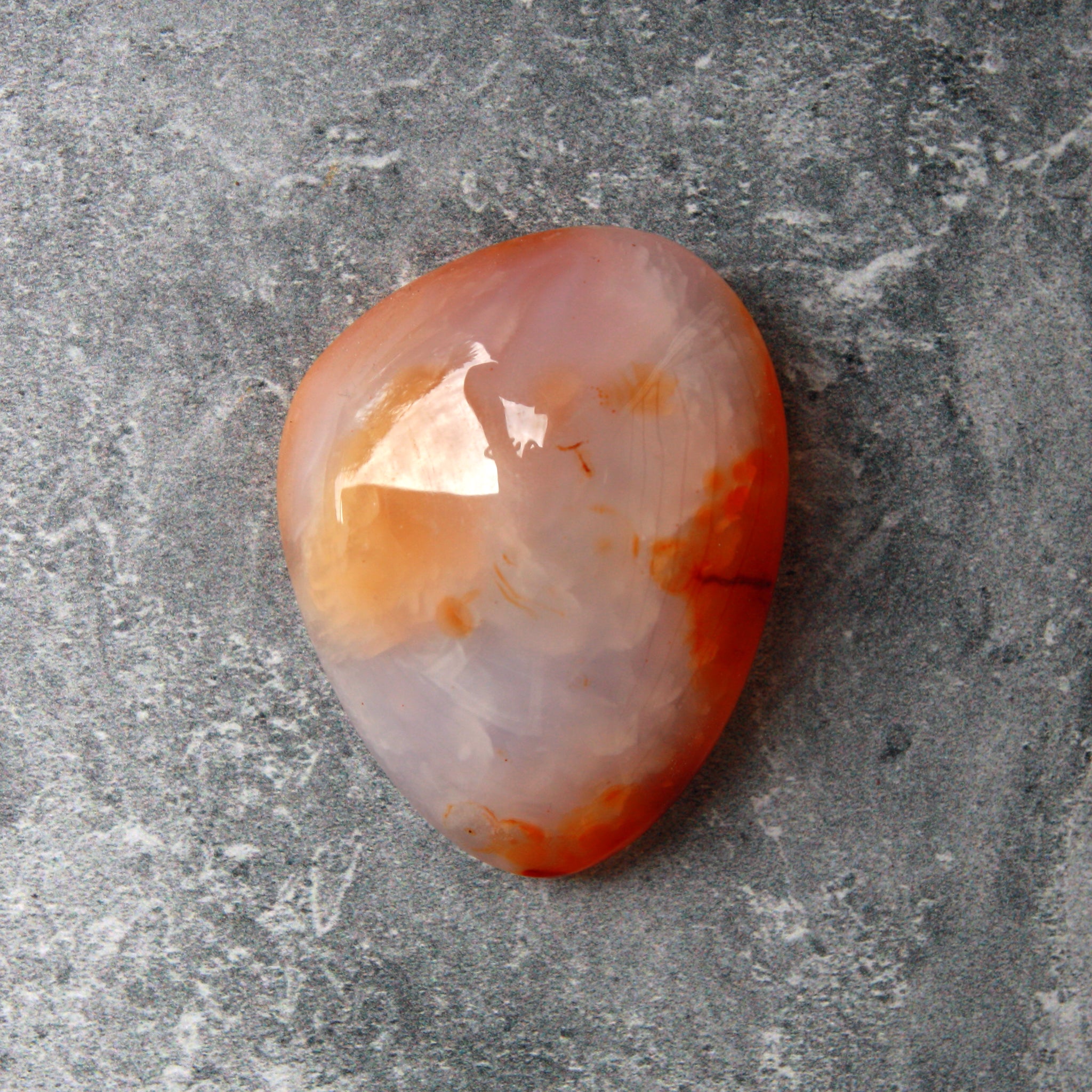 Carnelian Palm Stone